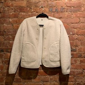 Uniqlo Faux Shearling Polyester Jacket
